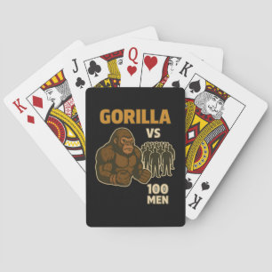 Jeu De Cartes Gorille contre 100 hommes, bataille épique
