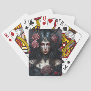 Jeu De Cartes Goth Princess Imaginaire gothique Art Jouer des ca