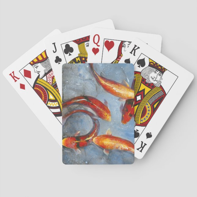 Jeu De Cartes Gracieux Koi I (dos)