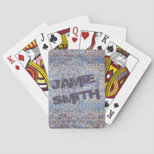 Jeu De Cartes Graffiti Abstrait coloré Wall Street Art