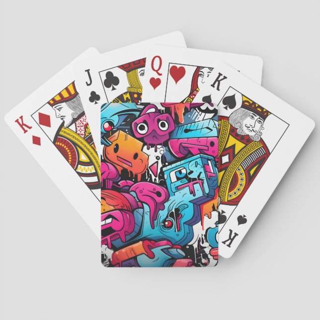 Jeu De Cartes Graffiti Street Art Splash (dos)
