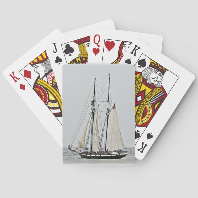 Jeu De Cartes Grand bateau jouant aux cartes (dos)