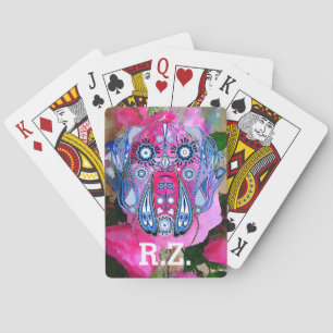 Jeu De Cartes Grand Danois et vos initiales