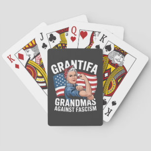 Jeu De Cartes Grand-mère Grantifa contre le facisme Pas de roi a