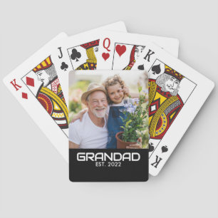 Jeu De Cartes Grand-père a établi une photo moderne et audacieus
