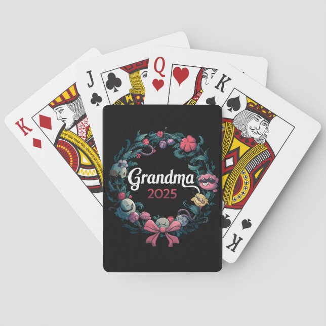 Jeu De Cartes Grandma 2025 Pour Nouveau Cadeau Grand-Mère (dos)