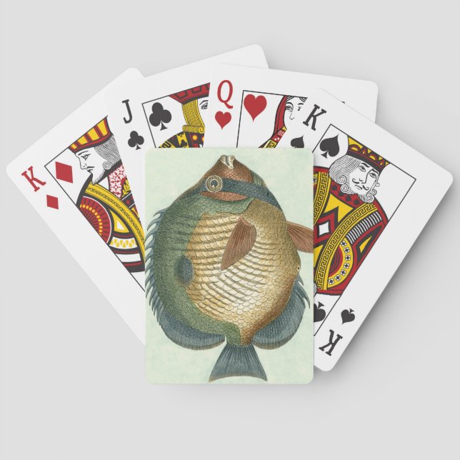 Jeu De Cartes Grands poissons colorés (dos)