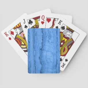 Jeu De Cartes Granit bleu motif marbre bleu pierre