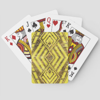 Jeu De Cartes graphique art déco noir et or