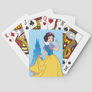 Jeu De Cartes Graphique blanc et château de neige