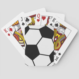 Jeu De Cartes Graphique de ballon de football classique Fan de s