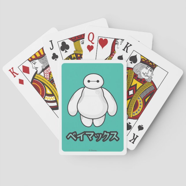 Jeu De Cartes Graphique vert Baymax (dos)