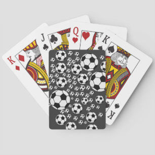 Jeu De Cartes Graphisme de ballon de football classique Fan de s