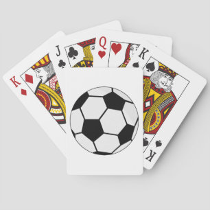 Jeu De Cartes Graphisme de ballon de football classique Fan de s