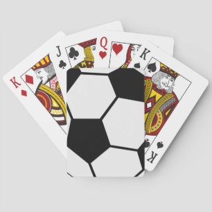 Jeu De Cartes Graphisme de ballon de football classique Fan de s