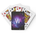 Grappe de galaxie violette monogramme