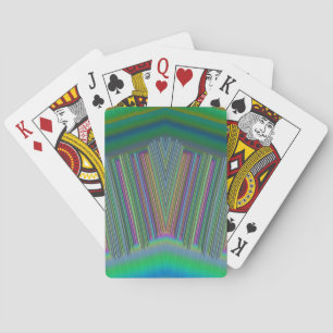 Jeu De Cartes Green Blue Purple Design Jouer Cartes ~ Original