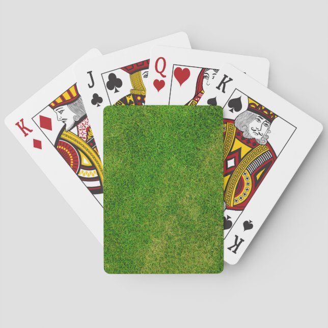 Jeu De Cartes Green grass playing cards (dos)