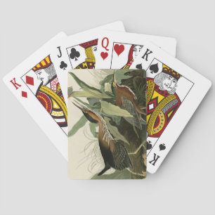 Jeu De Cartes Green Heron, les oiseaux d'Amérique de John James 