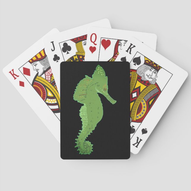 Jeu De Cartes Green Sea Horloge (dos)