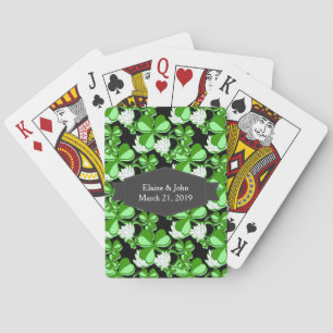 Jeu De Cartes Green St. Patrick's Day Green Shamrock Irlande