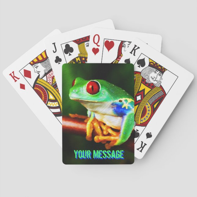 Jeu De Cartes Grenouille 1 Cartes de lecture (dos)