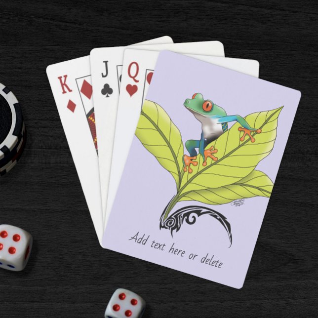 Jeu De Cartes Grenouille à arbre rouge (Créateur téléchargé)