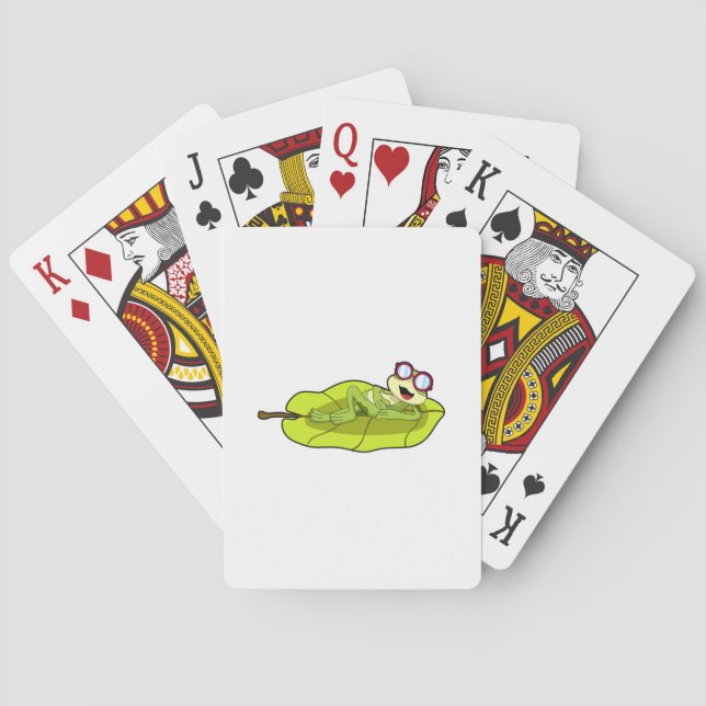 Jeu De Cartes Grenouille avec lunettes de soleil (dos)