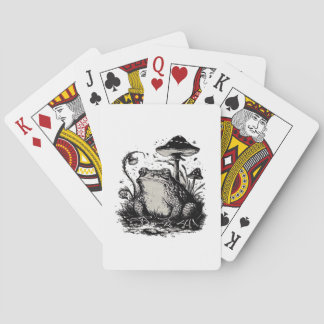 Jeu De Cartes Grenouille Goblincore Design Minimaliste Classique