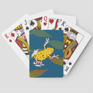 Jeu De Cartes Grenouille Jaune Art Personnalisé