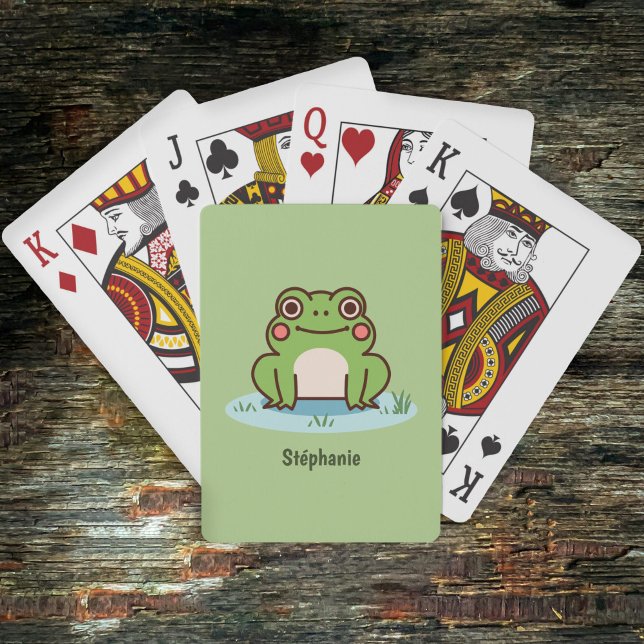 Jeu De Cartes Grenouille mûre (Cute Frog Playing Cards)