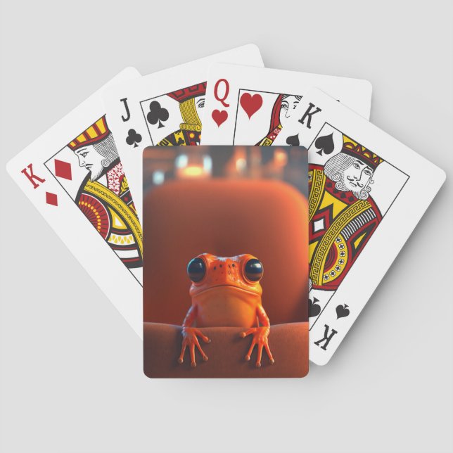 Jeu De Cartes Grenouille orange (dos)
