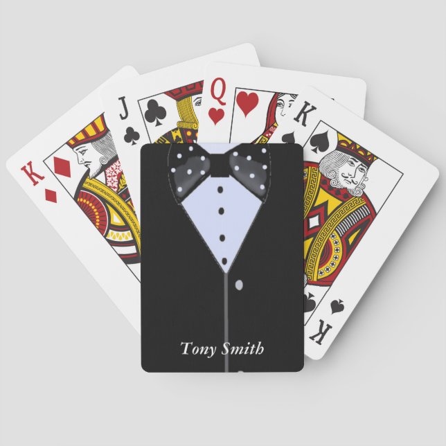Jeu De Cartes Groomsmen Tuxedo (dos)