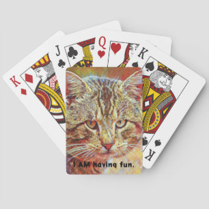 Jeu De Cartes Grouchy Big Cat Drôle Jouer des cartes