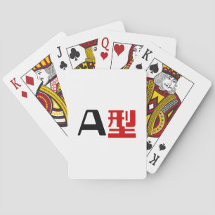 Jeu De Cartes Groupe sanguin Un Kanji Japonais