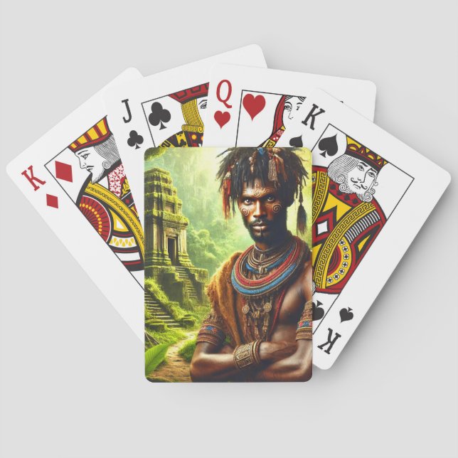 Jeu De Cartes Guerrier (dos)