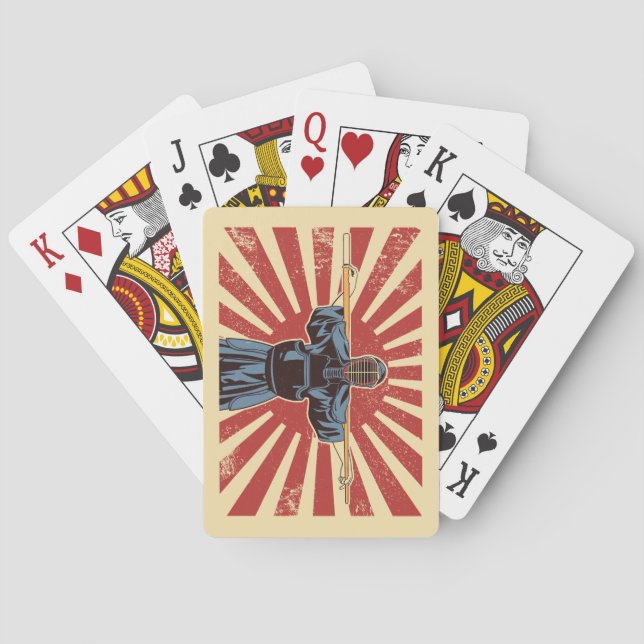 Jeu De Cartes Guerrier de Ninja (dos)