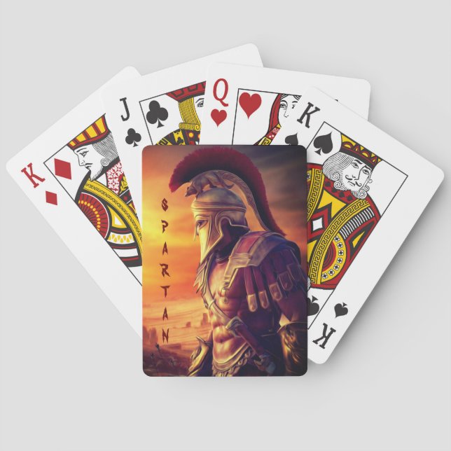 Jeu De Cartes Guerrier spartiate (dos)