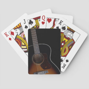 Jeu De Cartes Guitare acoustique de penchement