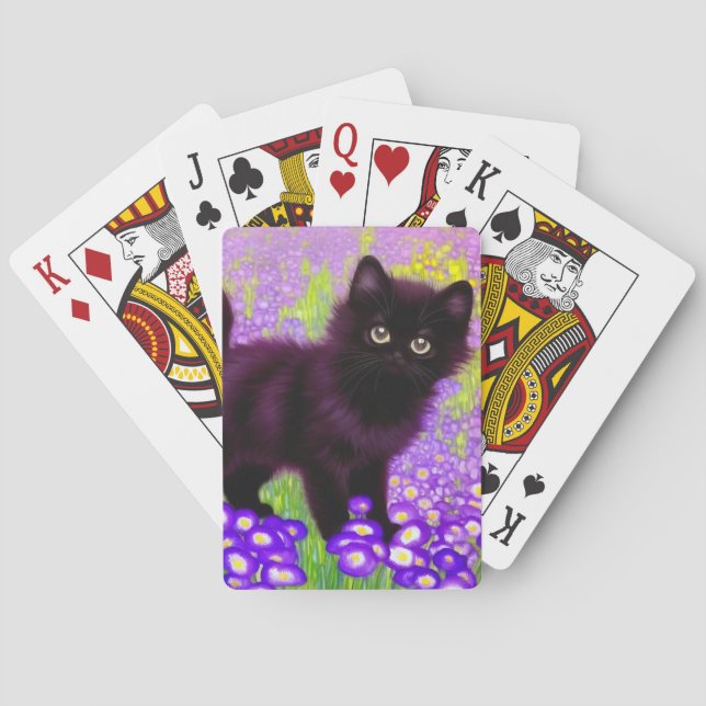 Jeu De Cartes Gustav Klimt Black Kitten (dos)