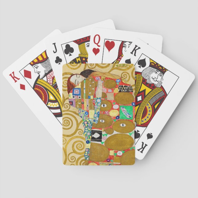Jeu De Cartes Gustav Klimt Exécution Nouveau Couple (dos)