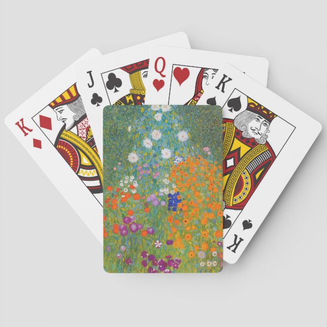 Jeu De Cartes Gustav Klimt - Jardin des fleurs (dos)