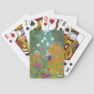 Jeu De Cartes Gustav Klimt : Jardin fleuri