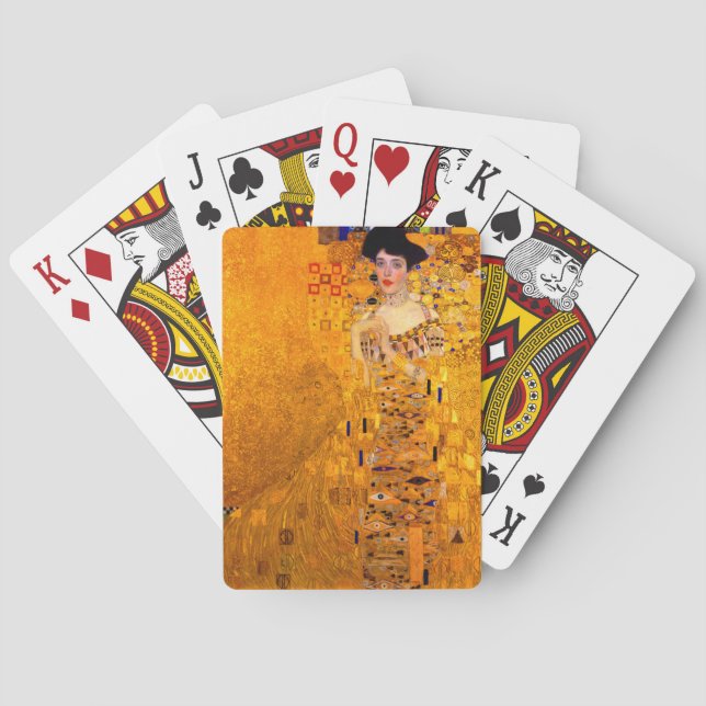Jeu De Cartes Gustav Klimt Portrait d'Adele Bloch Bauer (dos)