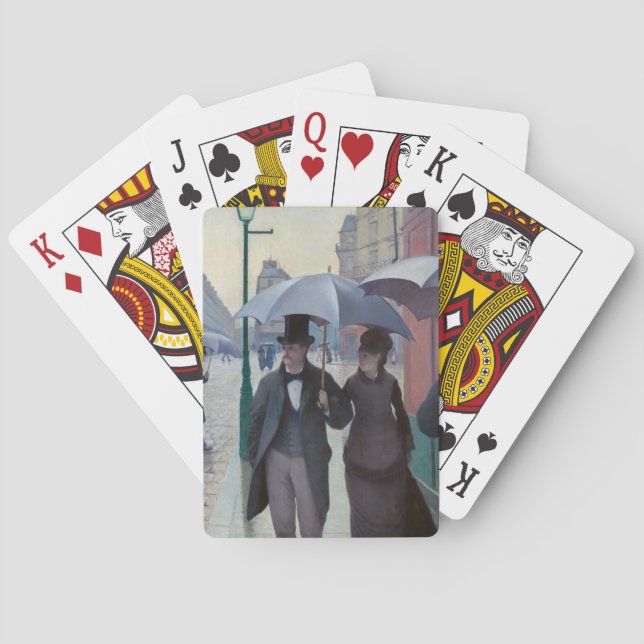 Jeu De Cartes Gustave Caillebotte - Paris Street ; Rainy Day (dos)
