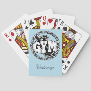 Jeu De Cartes Gym Barbell Logo Thunder_Cove