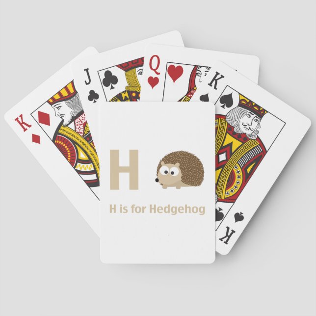 Jeu De Cartes H est pour Hérisson (dos)