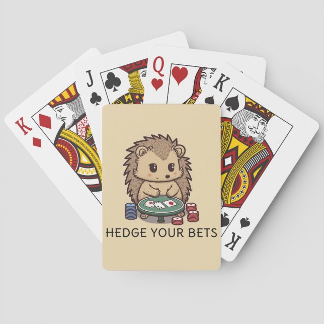 Jeu De Cartes Habillez vos paris Hérisson Jouer des cartes (dos)