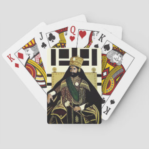Jeu De Cartes Haile Selassie - Roi des Rois - Cartes de Poker