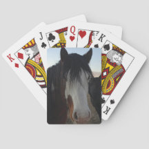 Hair in the Eyes Playing Cards